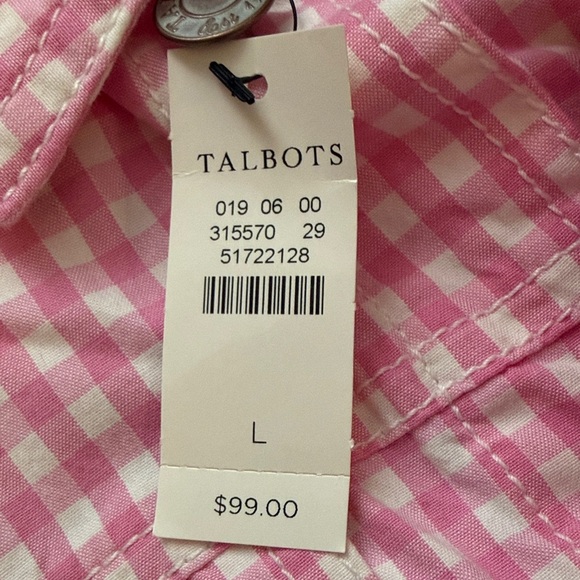 Talbots Pink Gingham Jacket - Picture 4 of 4